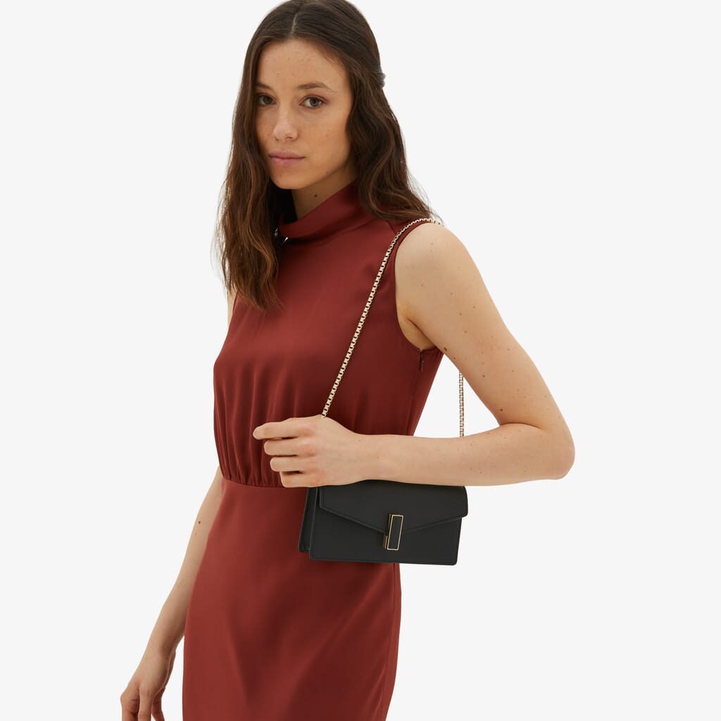 Leather Iside Clutch