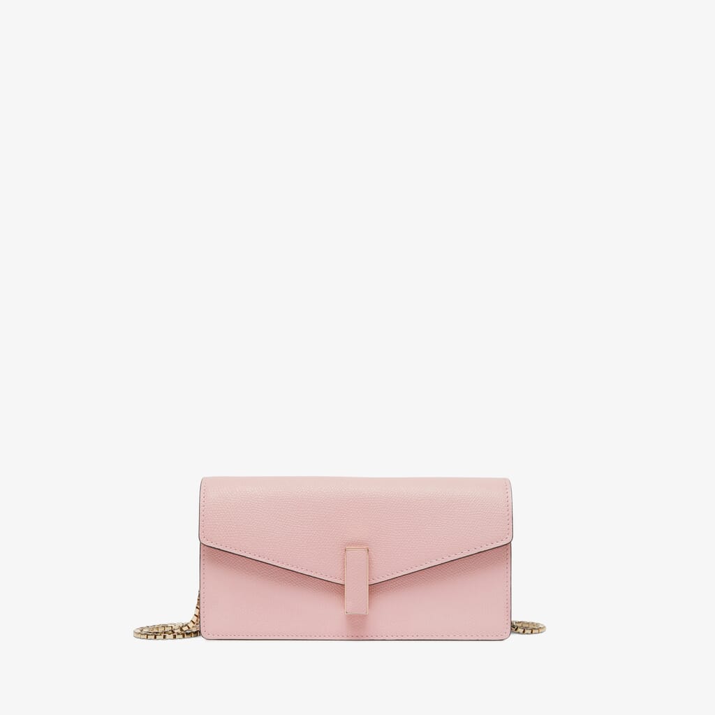 Valextra Leather Clutch Bag - Pink Clutches, Handbags - VAX23172