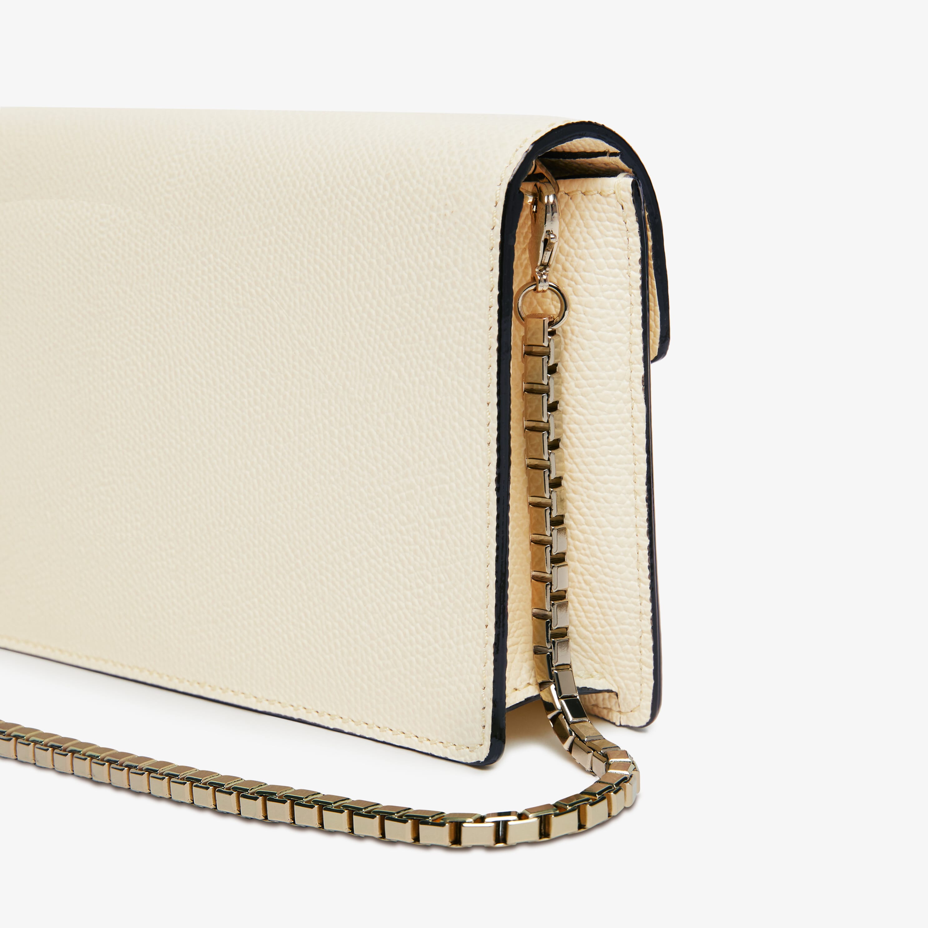 Valentino Rockstud Vitello Chain Clutch Bag