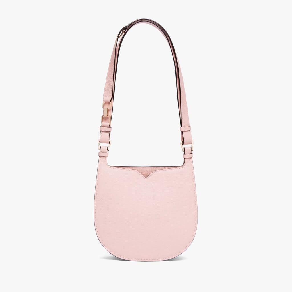 Valextra, Hobo Weekend Mini Bag, Peony