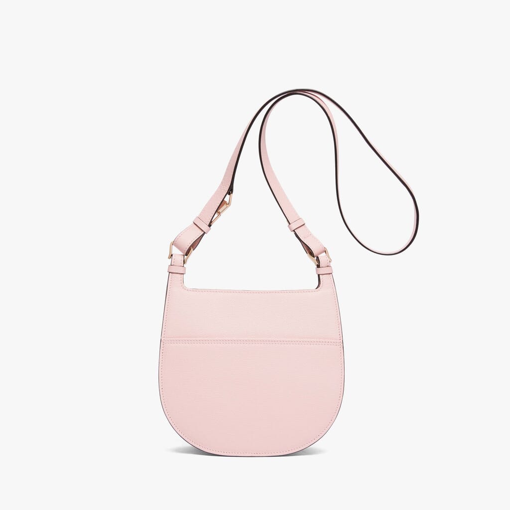 Valextra, Hobo Weekend Mini Bag, Peony