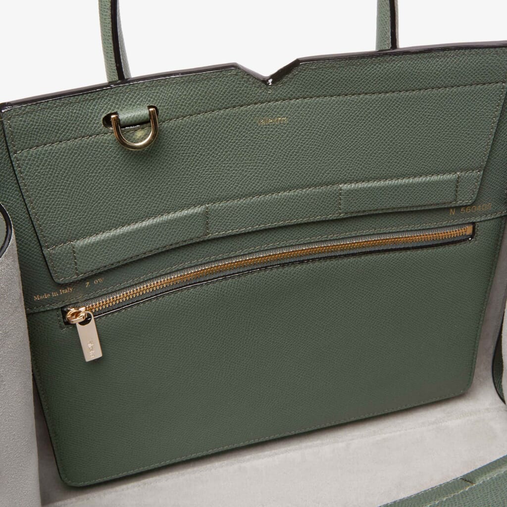 Celine Leather Medium Phantom Cabas - Green Totes, Handbags