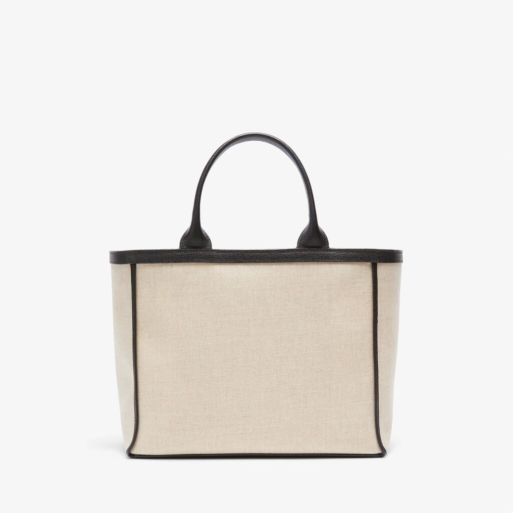 Brown Canvas Mini canvas shopping bag