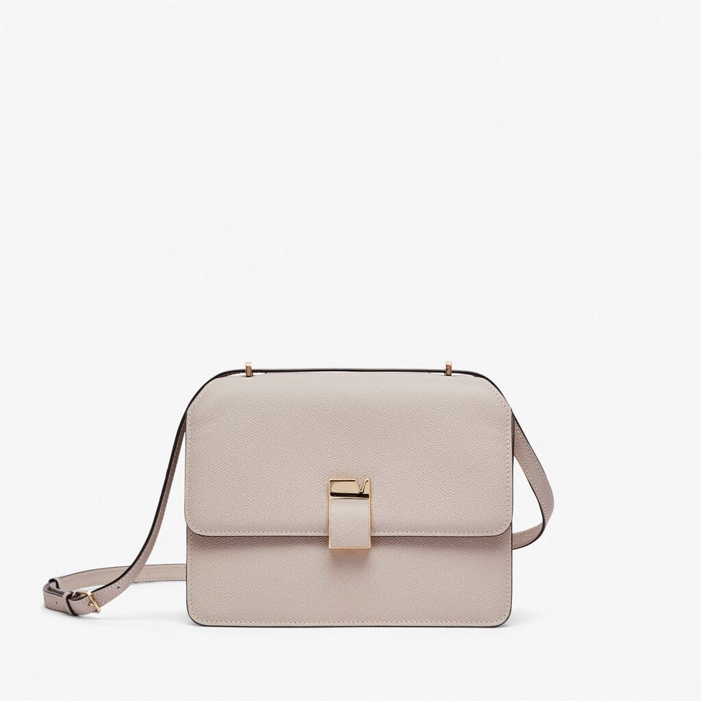 STRUCTURED CROSSBODY BAG - Pink