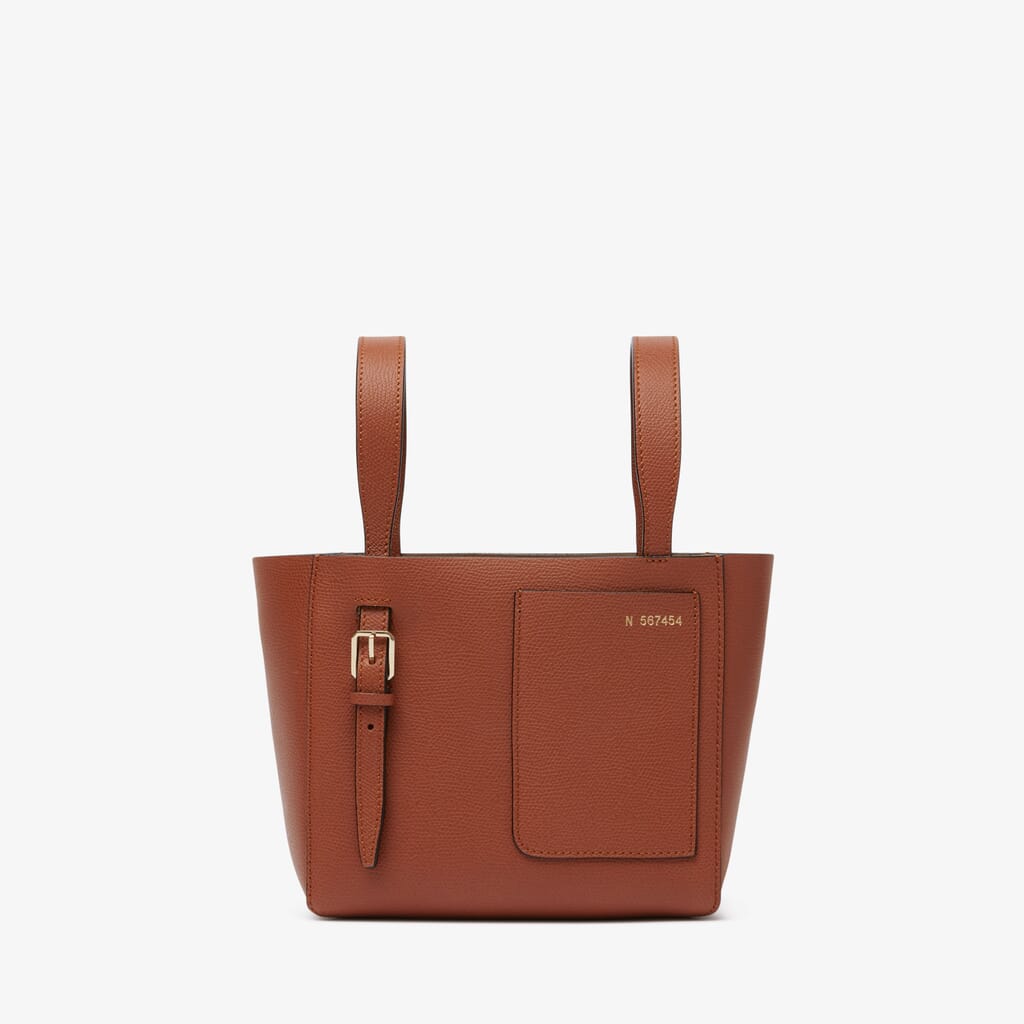 Soft Bucket micro bag - Gold Brown