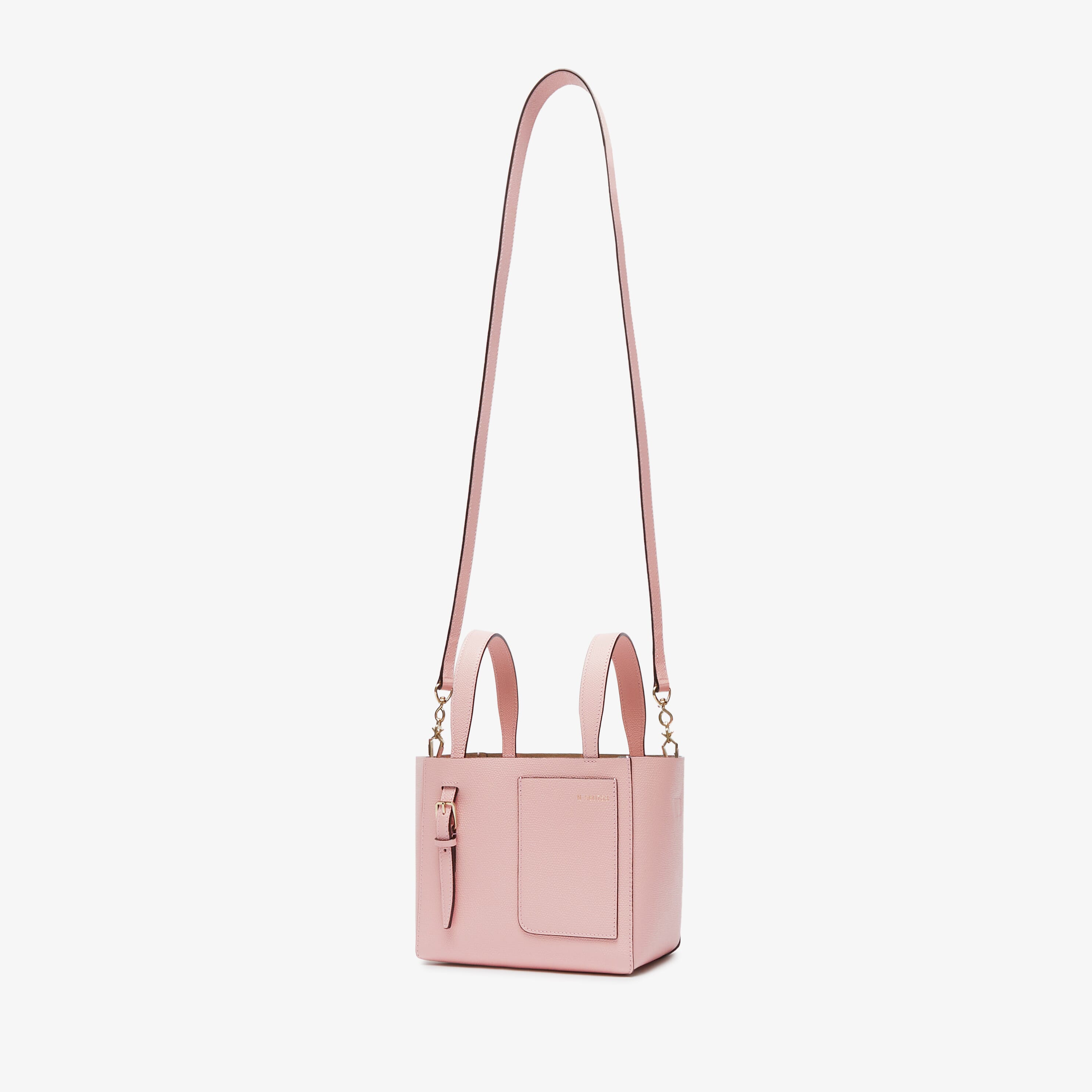 Soft Bucket micro bag - Peony Pink - Vitello VS - Valextra - 5
