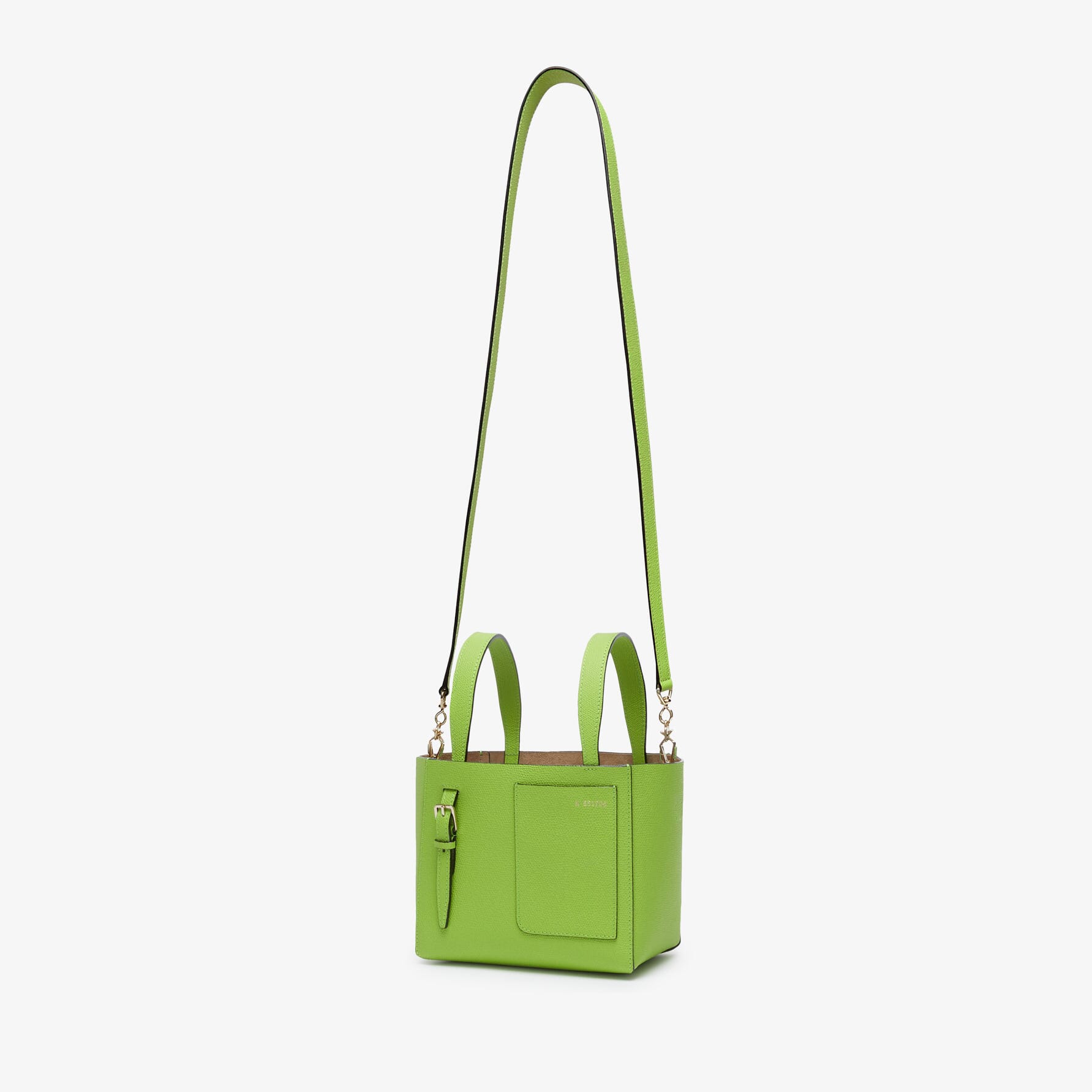Soft Bucket Micro bag - Apple Green - Vitello VS - Valextra - 5