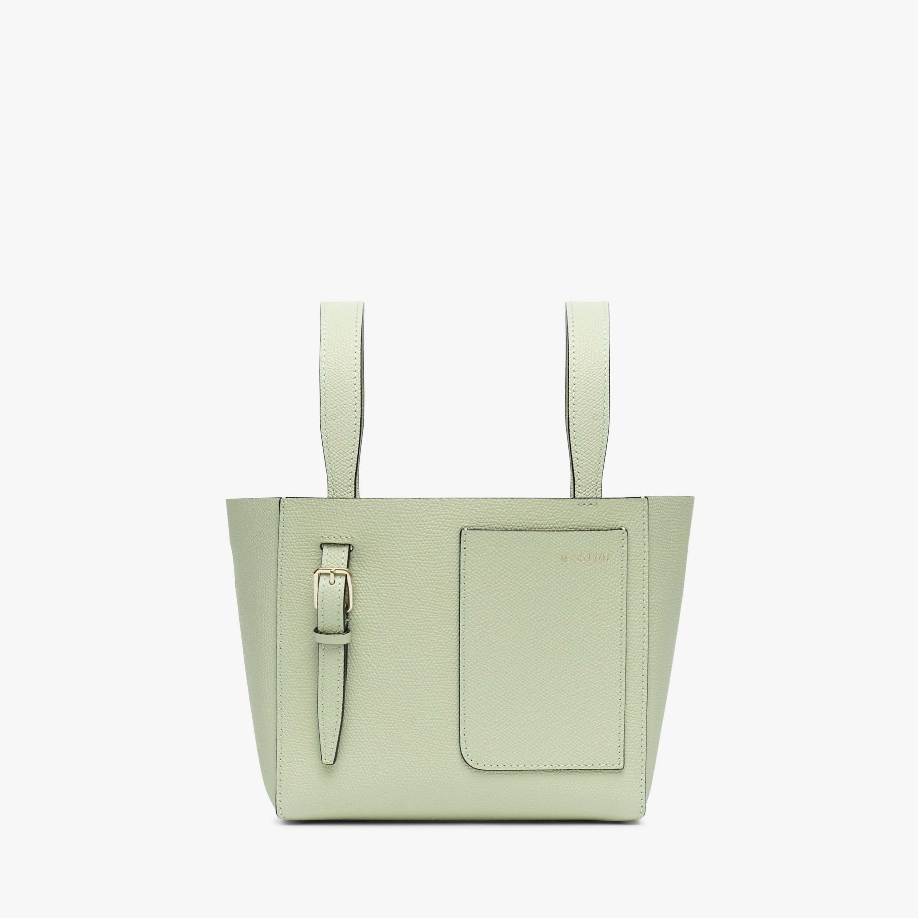 Soft Bucket micro bag - Mint Green - Vitello VS - Valextra - 1