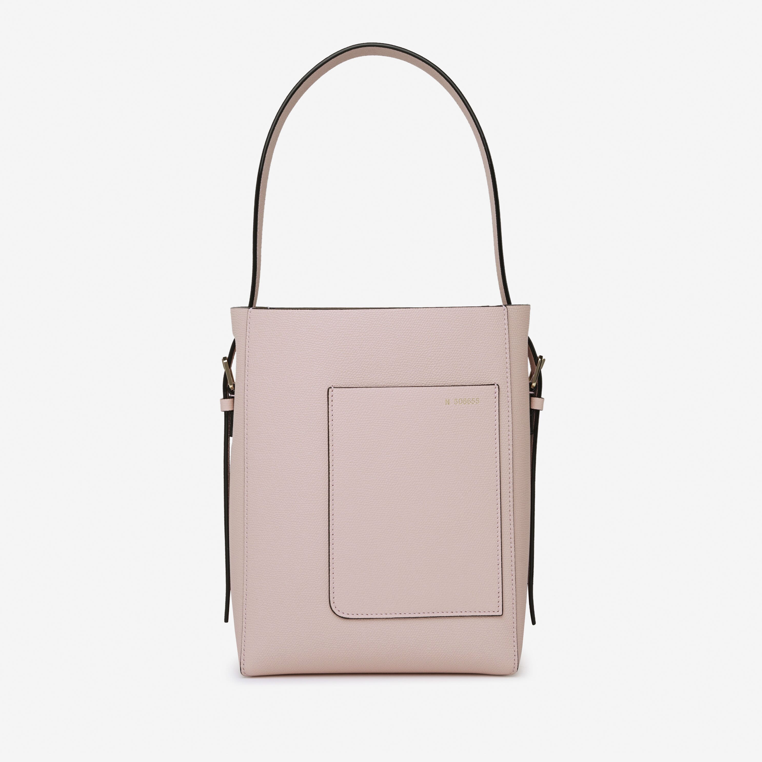 Soft Bucket Mini Bag - Peony Pink - Vitello VS - Valextra - 1