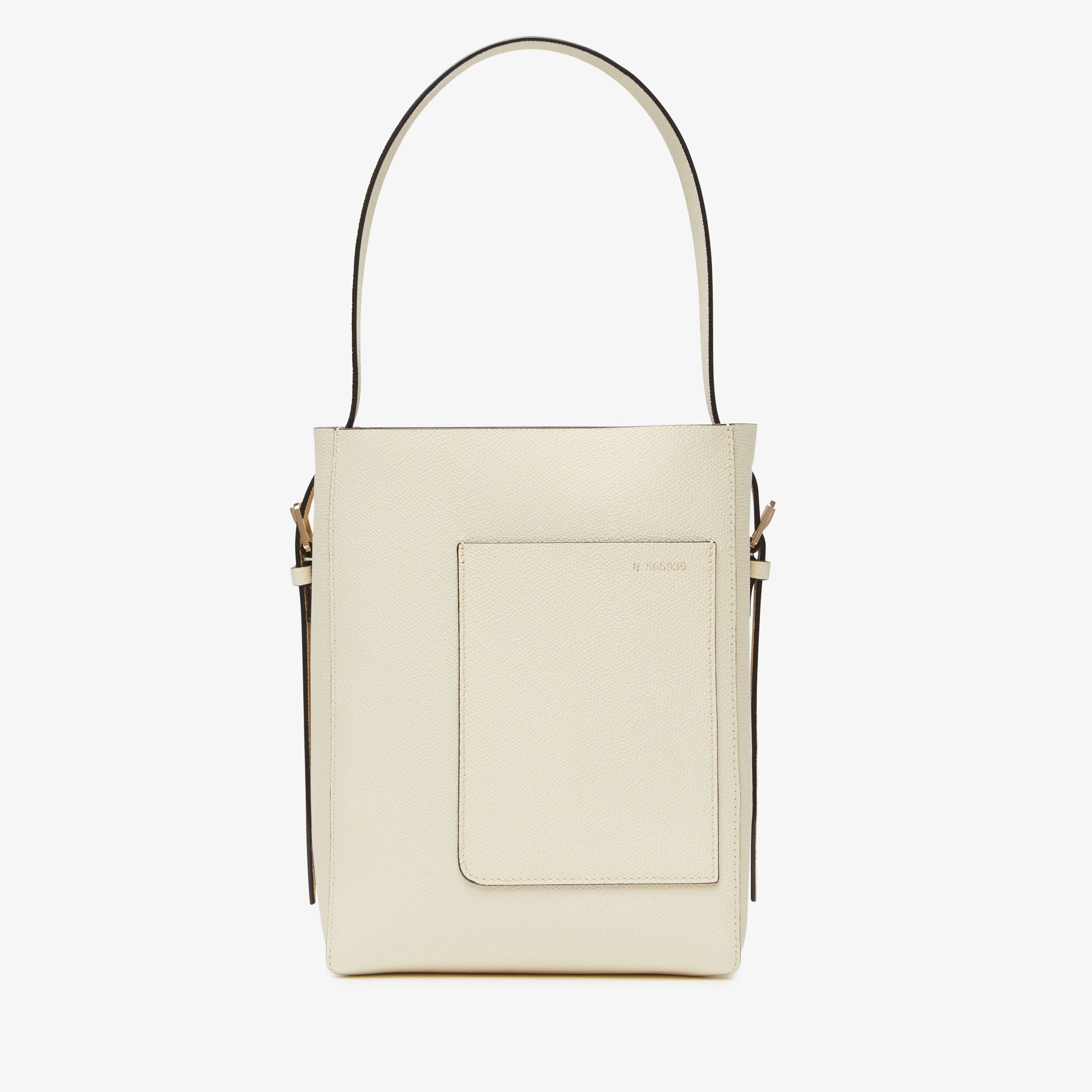 Soft Bucket Mini bag - Pergamena White - Vitello VS - Valextra - 1
