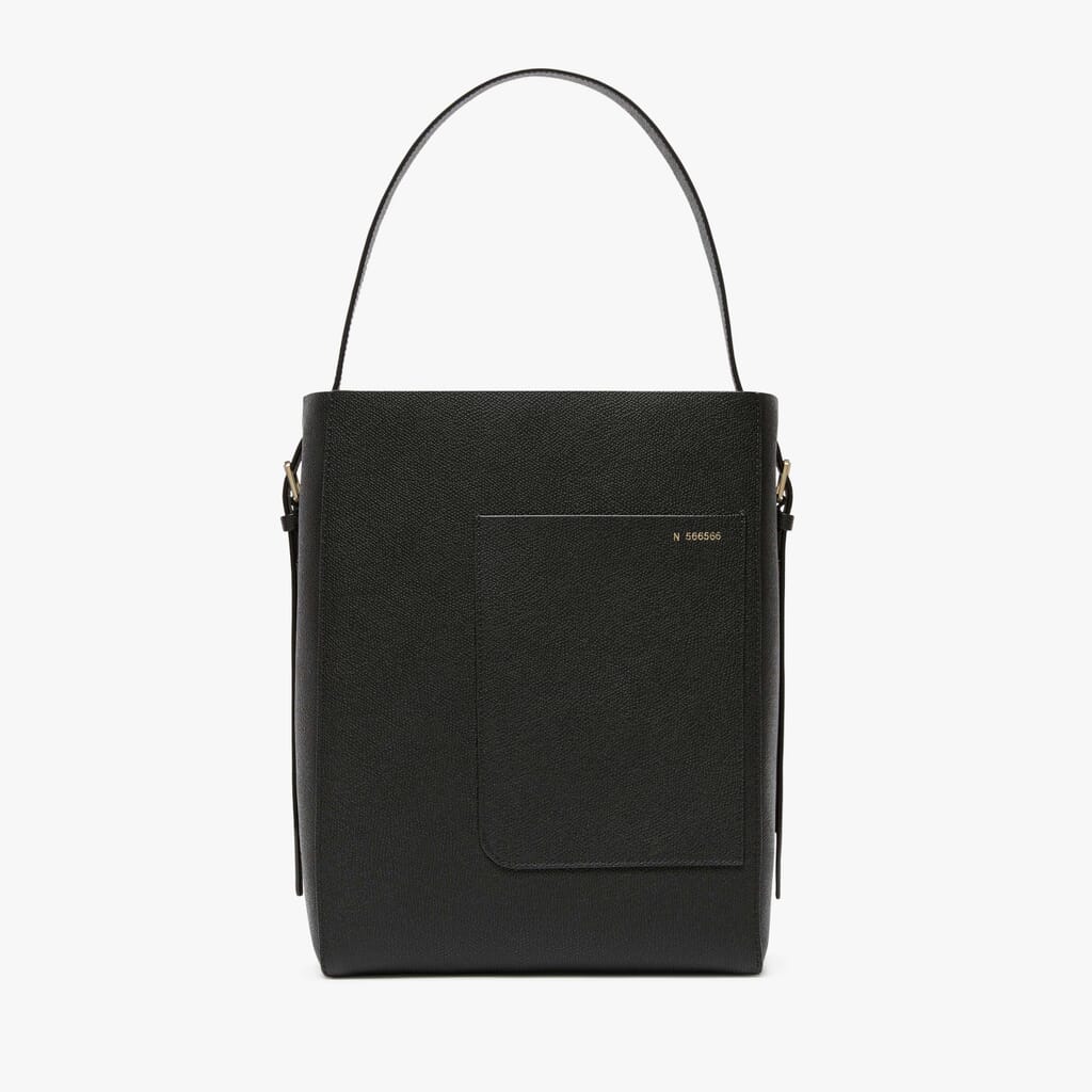 Soft Bucket Medium Bag - Black