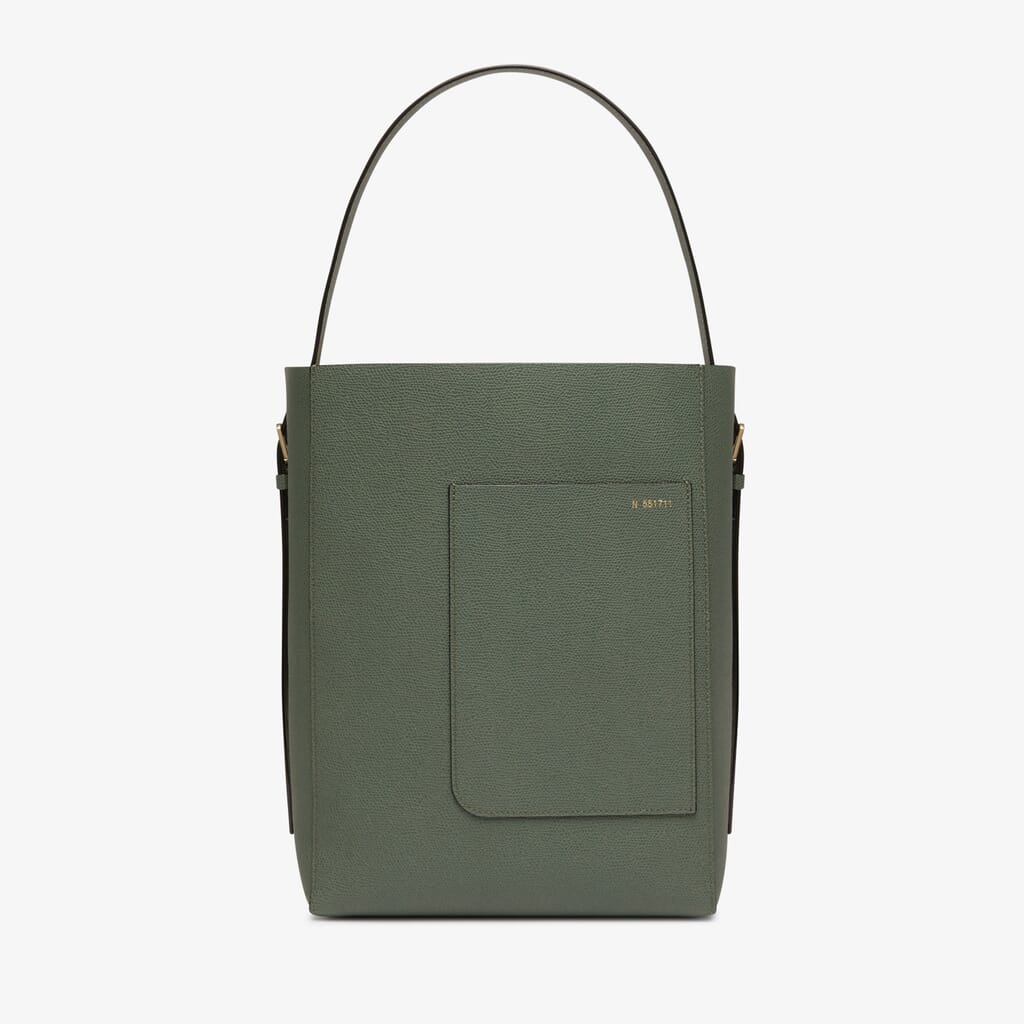 Soft Bucket Medium Bag - Musk Green
